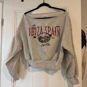 Abercrombie Gray Ibiza Spain Sweatshirt